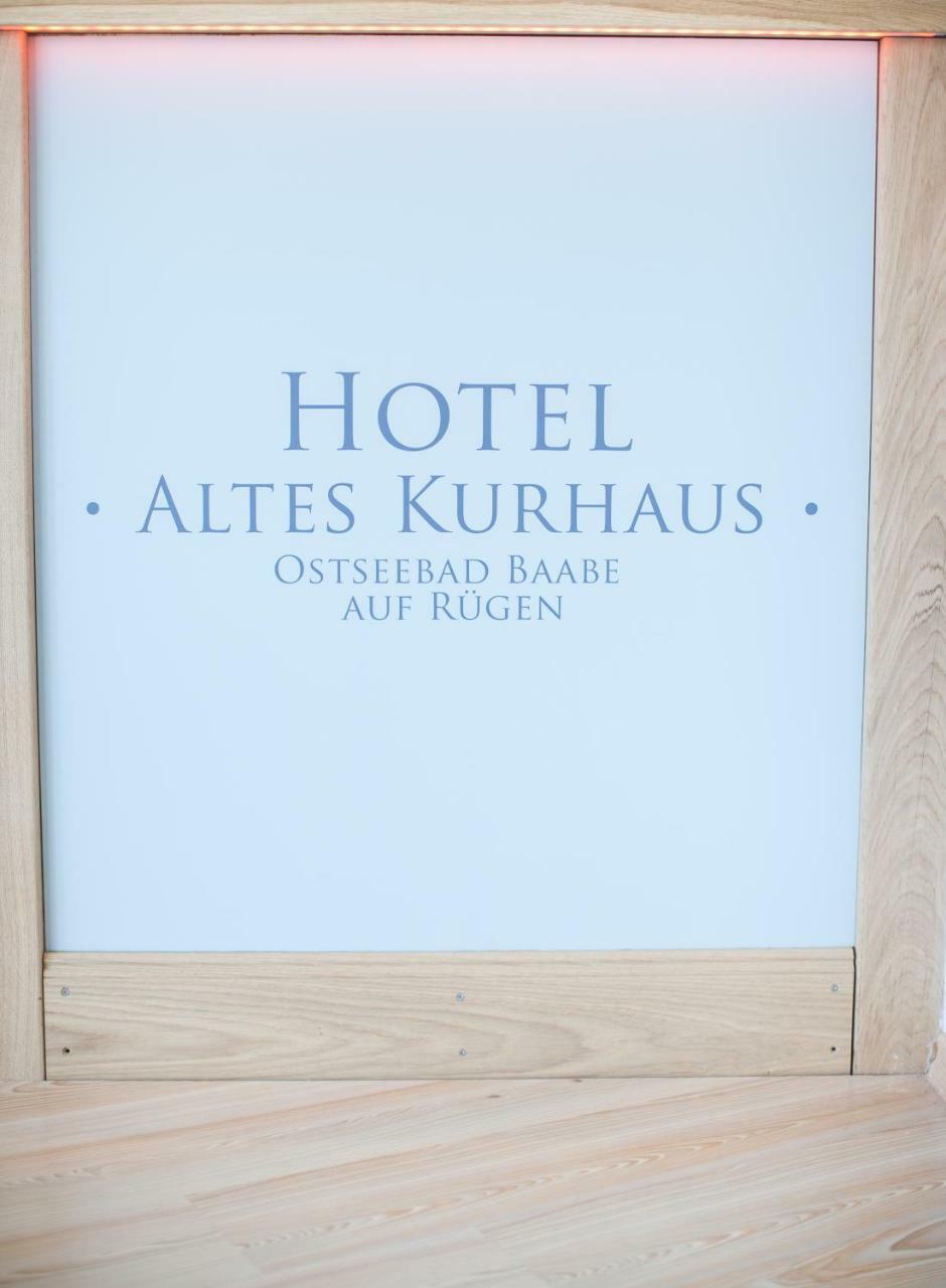 Hotel Altes Kurhaus Baabe Exterior photo